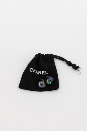 Iridescent Logo Earrings