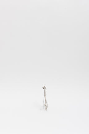 Crystal Loop Clip On Earrings