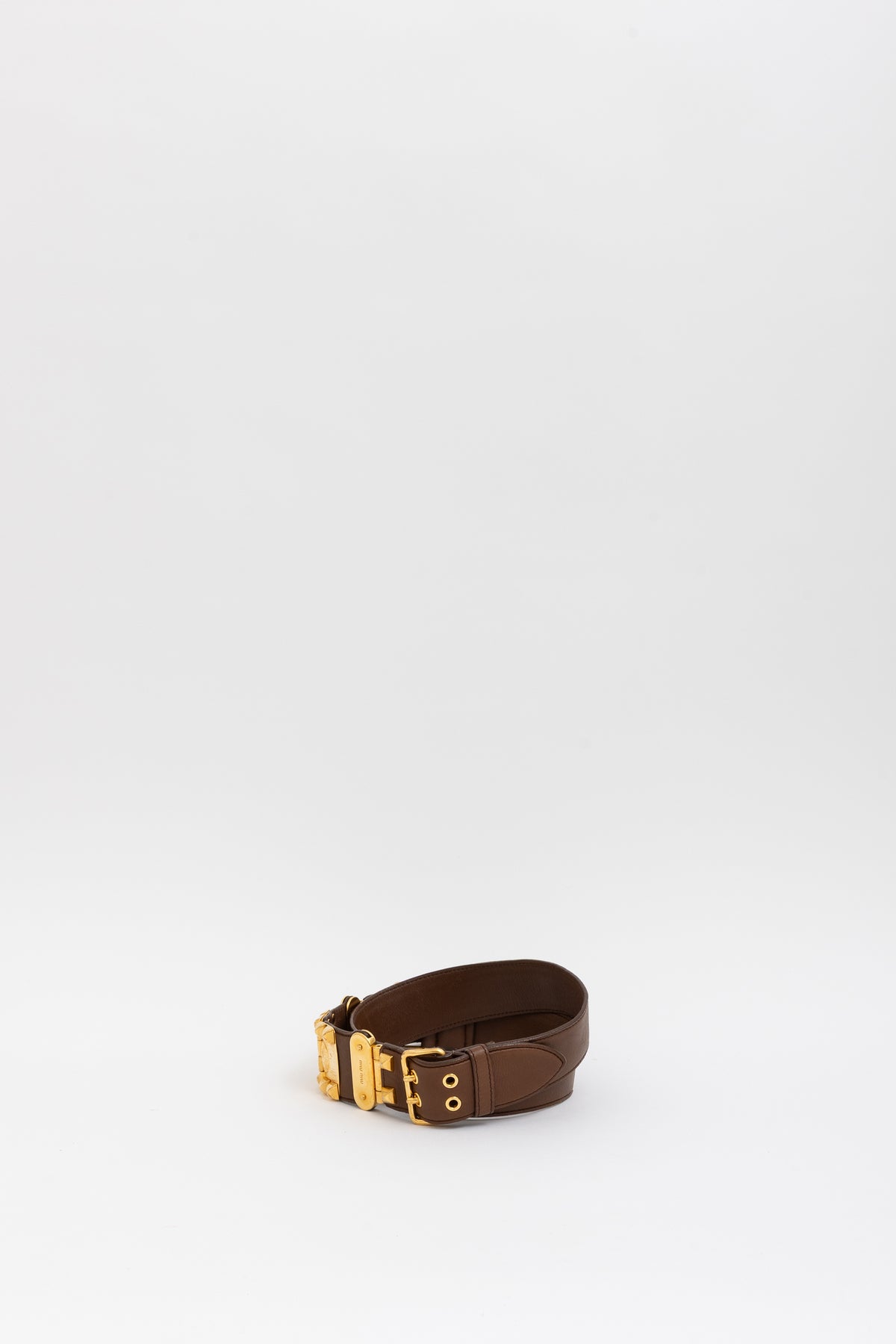 Wide Studded Belt