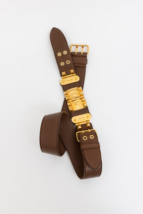 Wide Studded Belt