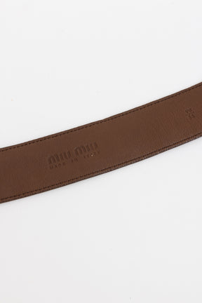 Wide Studded Belt