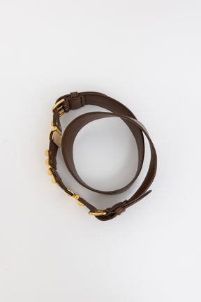 Wide Studded Belt