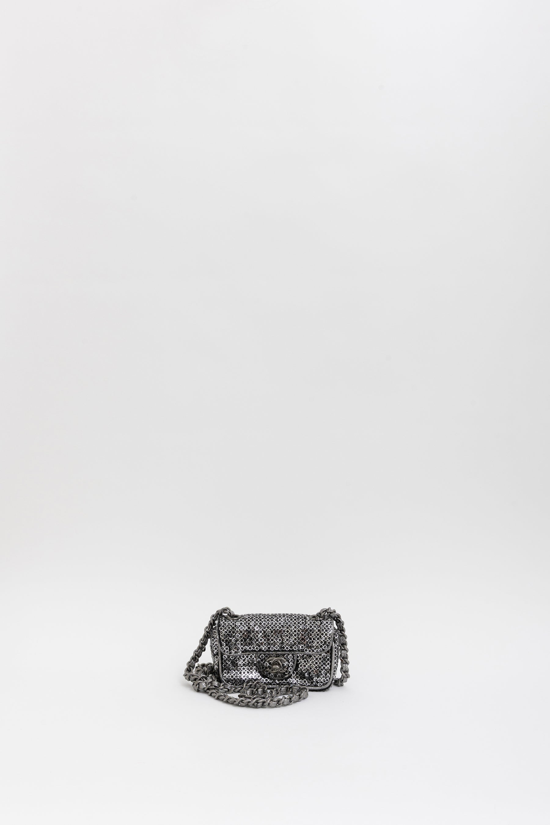Mini Sequin Flap Bag