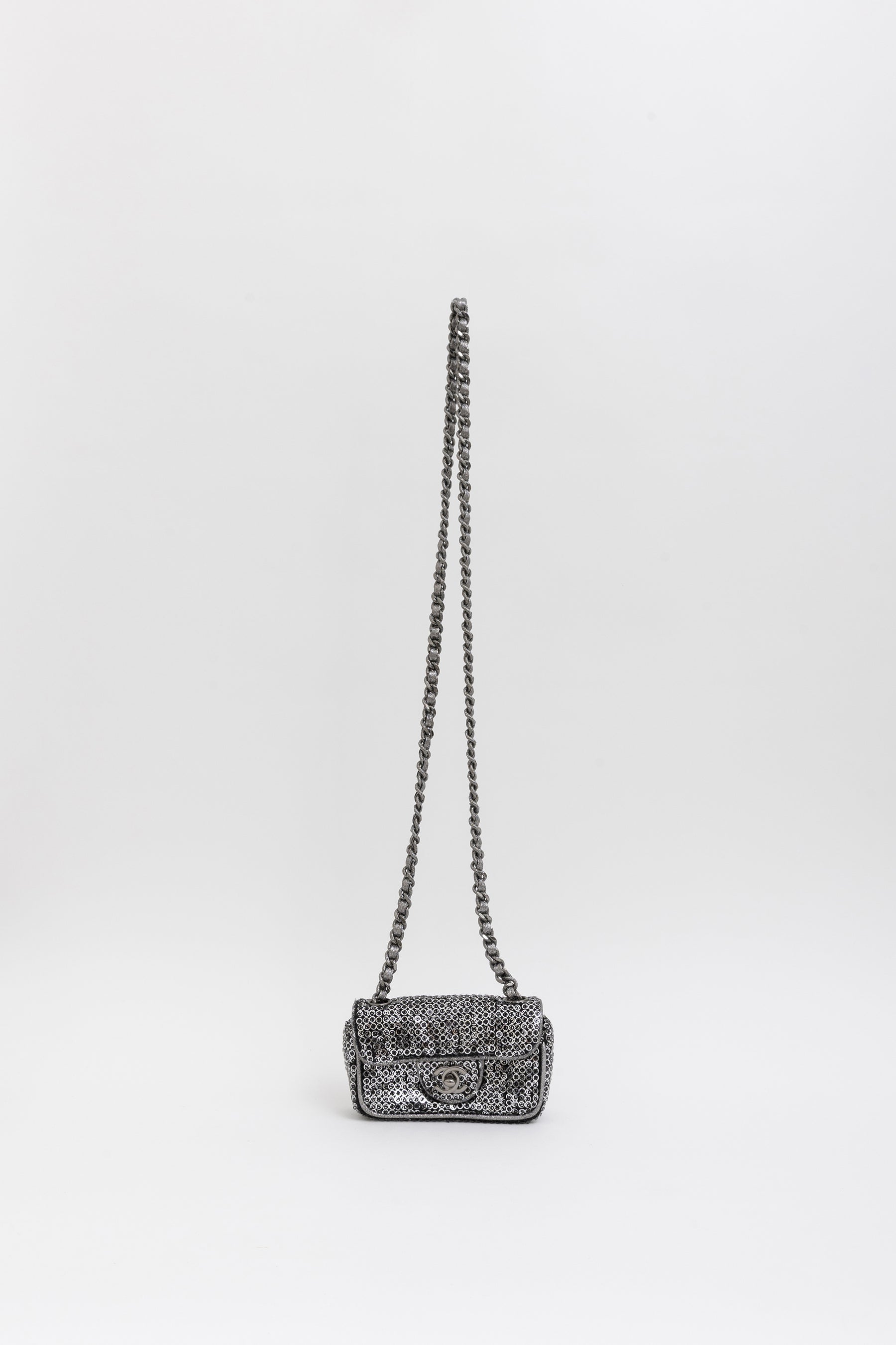 Mini Sequin Flap Bag