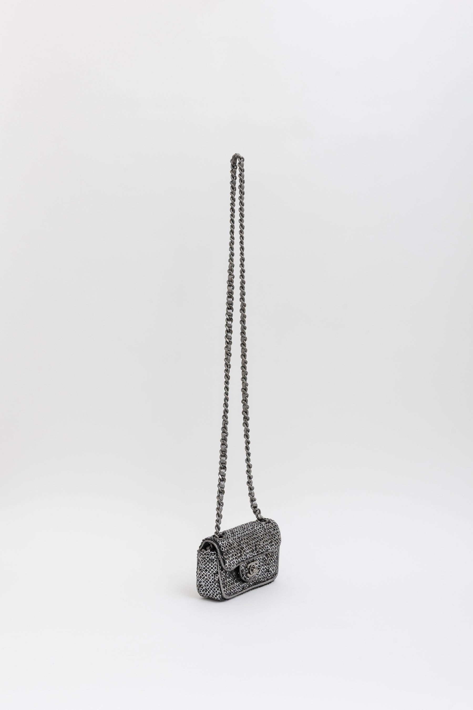 Mini Sequin Flap Bag