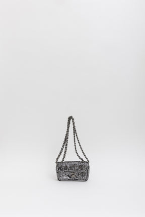 Mini Sequin Flap Bag
