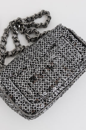 Mini Sequin Flap Bag