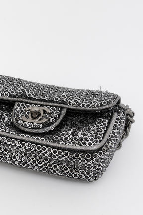 Mini Sequin Flap Bag