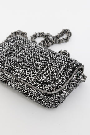 Mini Sequin Flap Bag