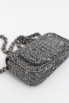 Mini Sequin Flap Bag
