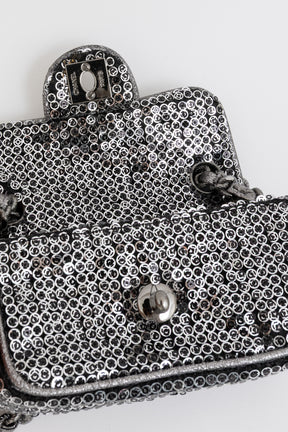 Mini Sequin Flap Bag