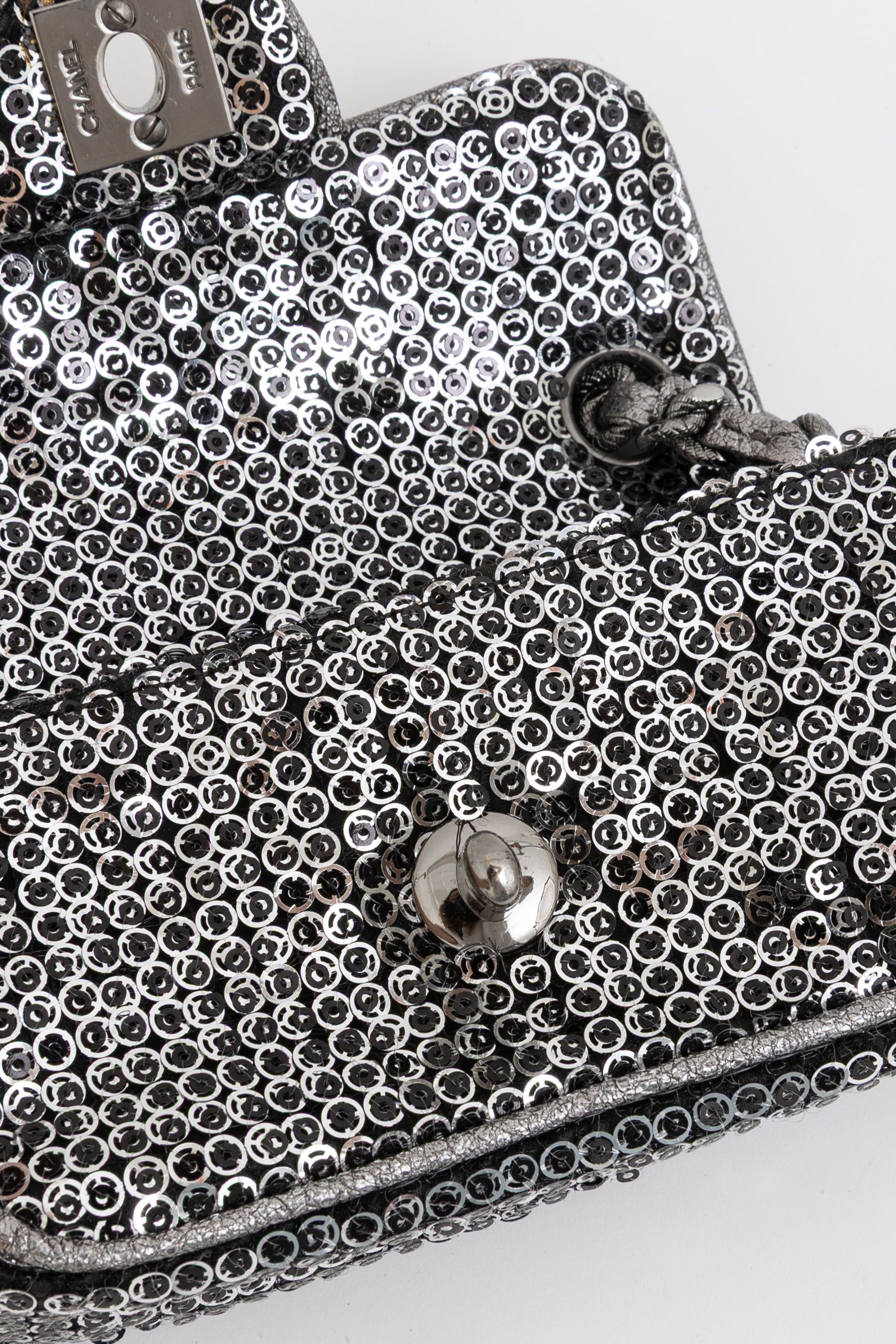 Mini Sequin Flap Bag