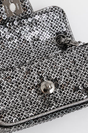 Mini Sequin Flap Bag