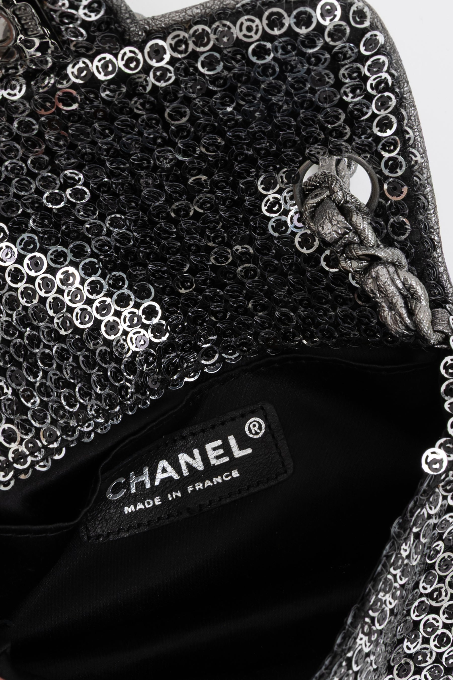 Mini Sequin Flap Bag