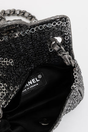 Mini Sequin Flap Bag