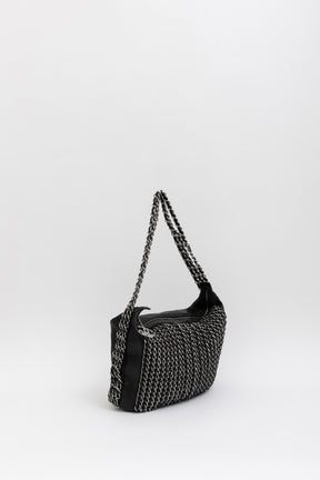 Triple Chain Hobo Bag