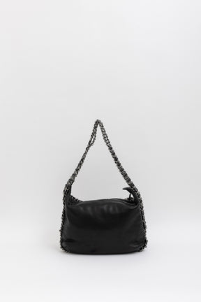 Triple Chain Hobo Bag