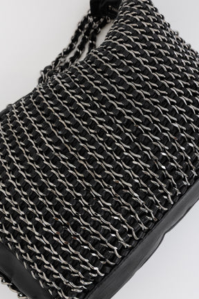 Triple Chain Hobo Bag