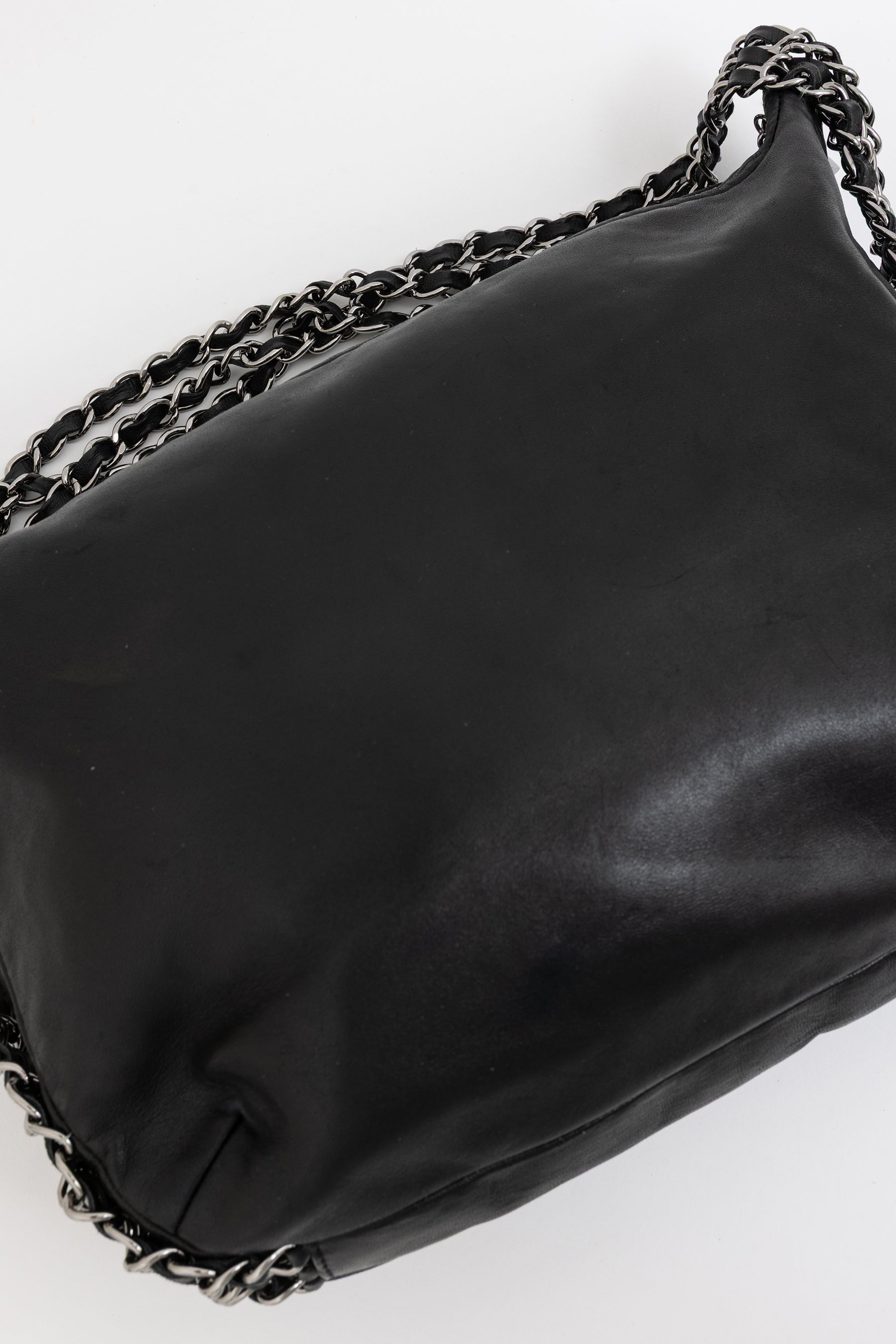 Triple Chain Hobo Bag