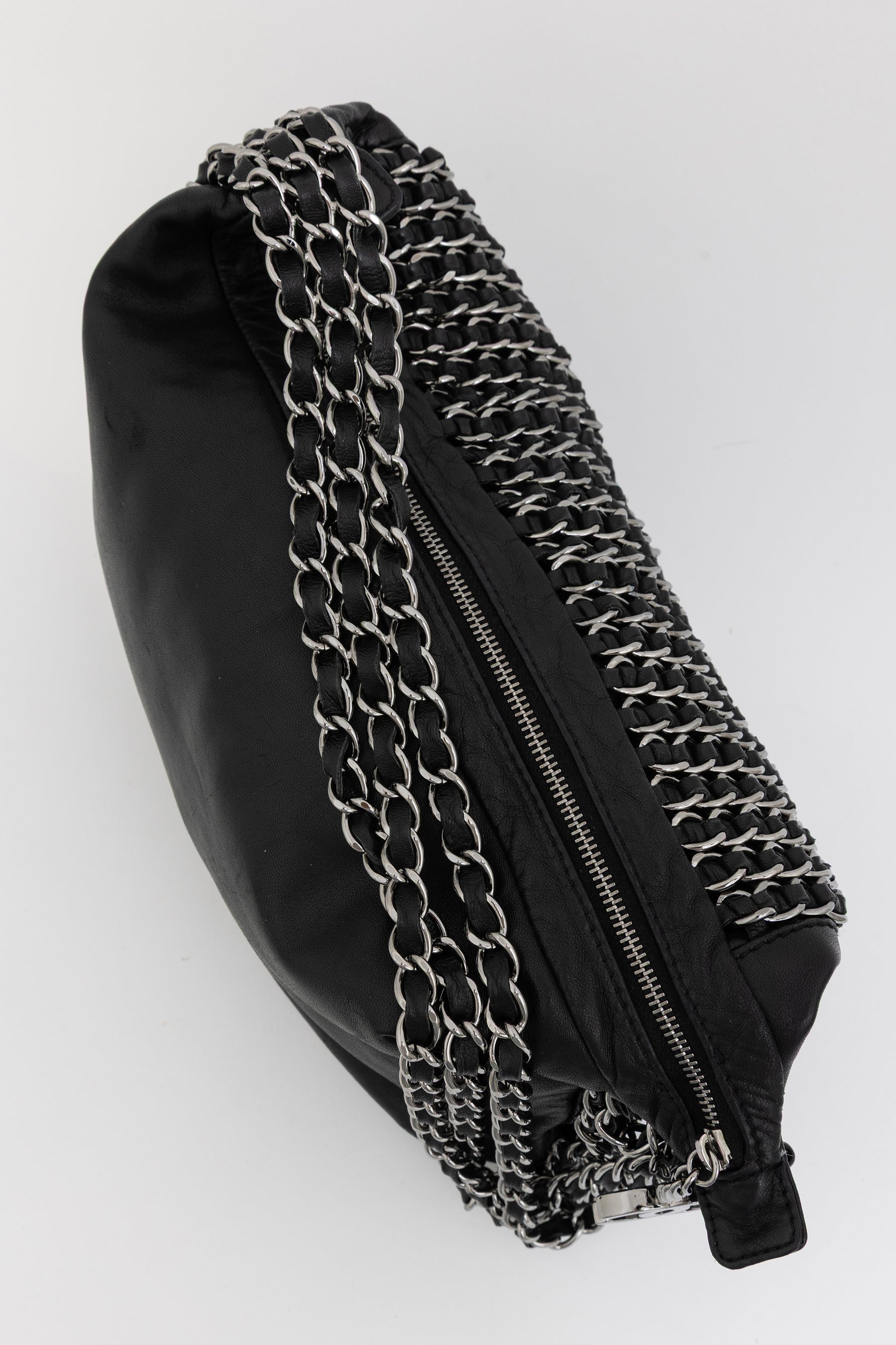Triple Chain Hobo Bag