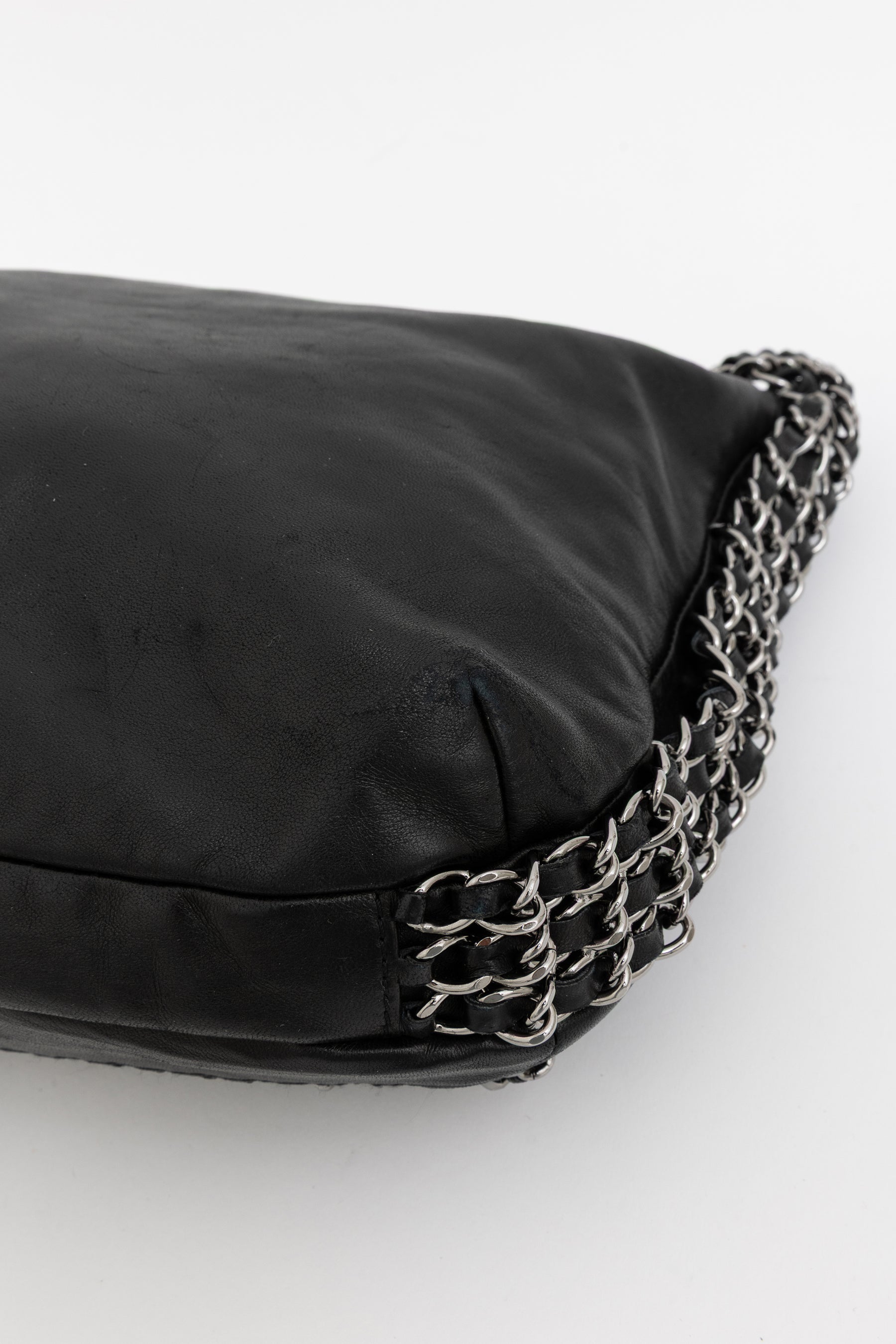 Triple Chain Hobo Bag
