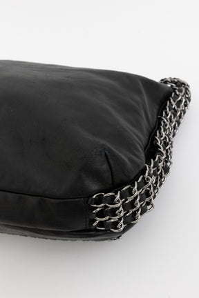 Triple Chain Hobo Bag