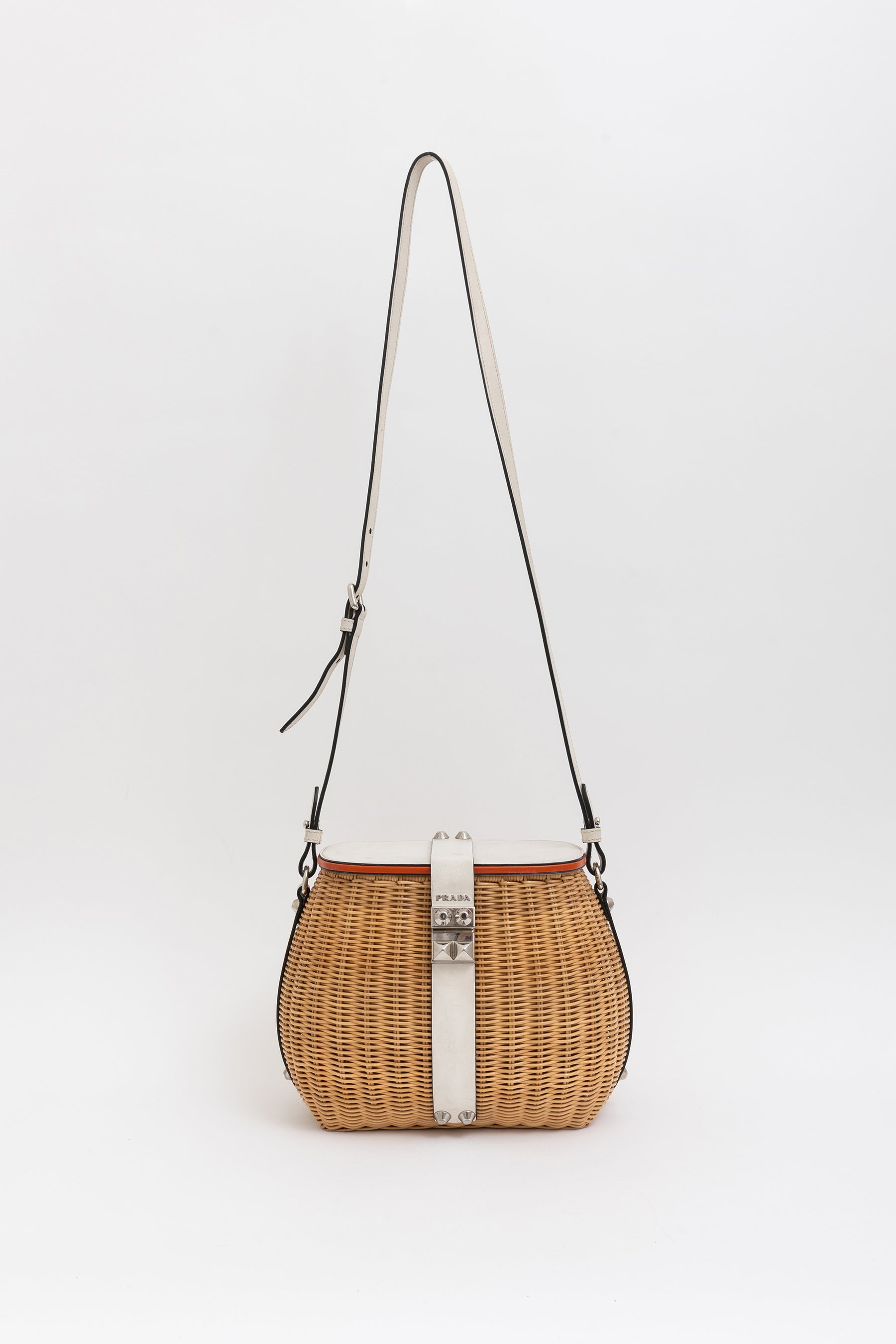Midollino Wicker Crossbody Bag