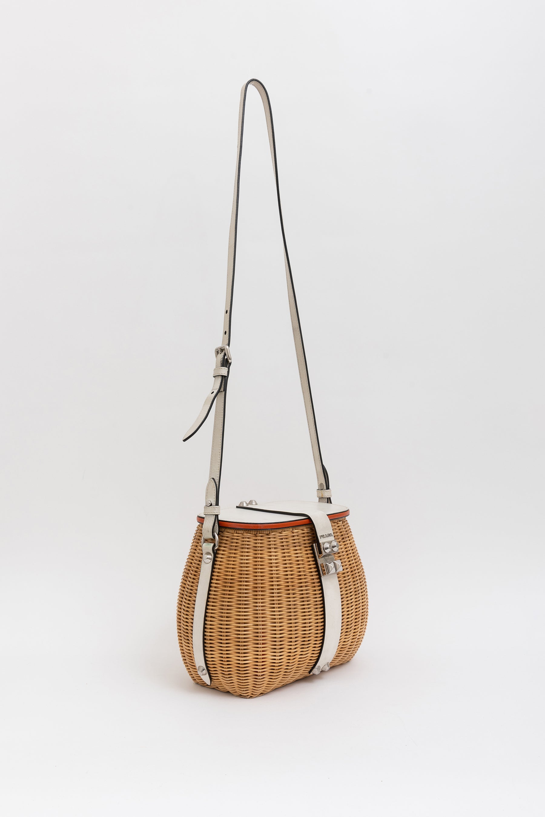 Midollino Wicker Crossbody Bag