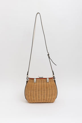Midollino Wicker Crossbody Bag