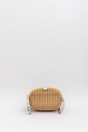 Midollino Wicker Crossbody Bag