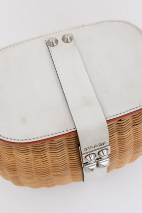 Midollino Wicker Crossbody Bag