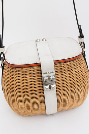 Midollino Wicker Crossbody Bag