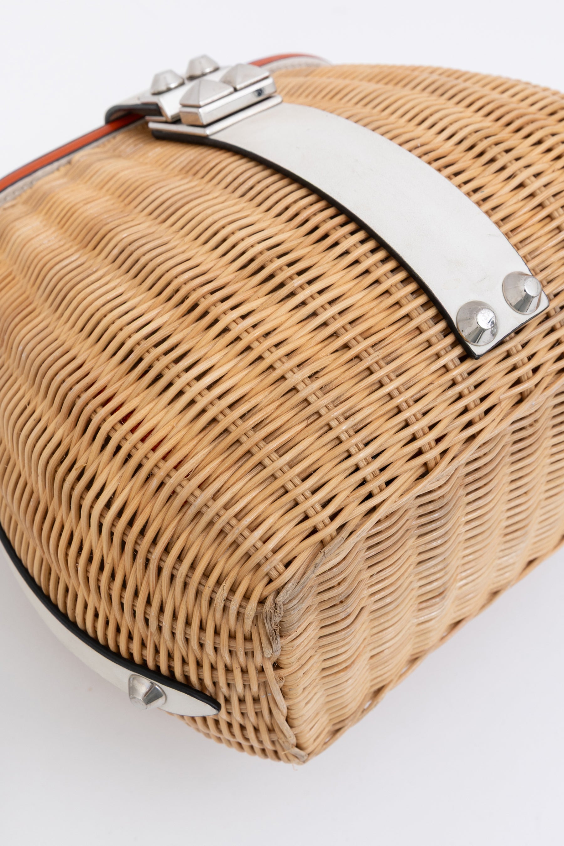 Midollino Wicker Crossbody Bag