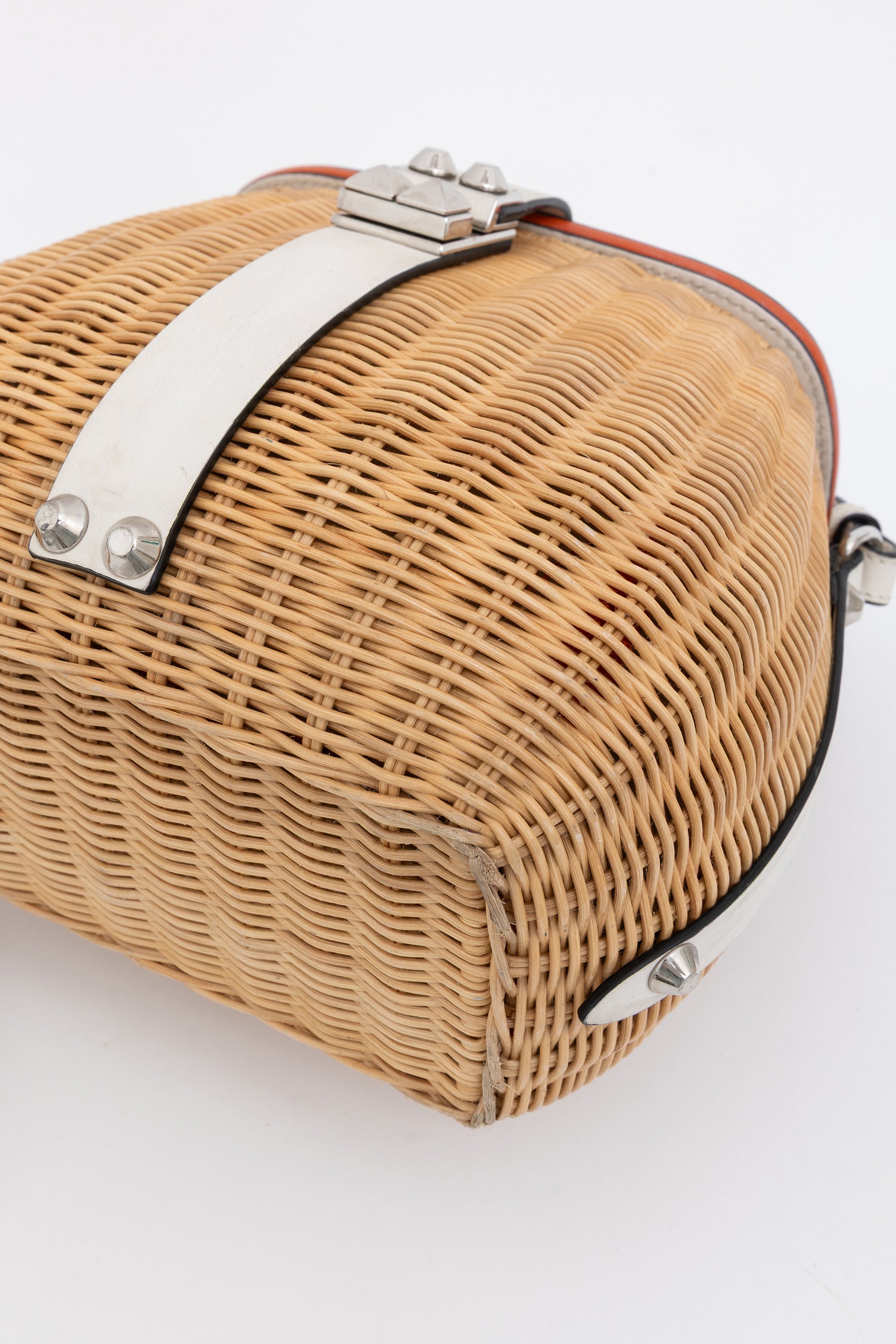 Midollino Wicker Crossbody Bag