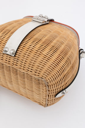 Midollino Wicker Crossbody Bag