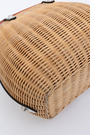 Midollino Wicker Crossbody Bag