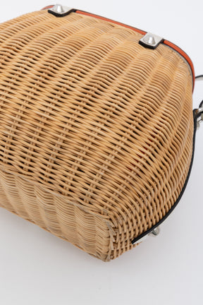 Midollino Wicker Crossbody Bag
