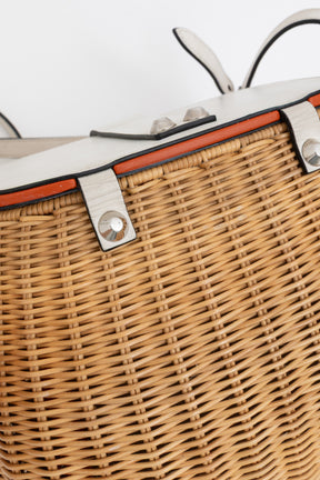Midollino Wicker Crossbody Bag