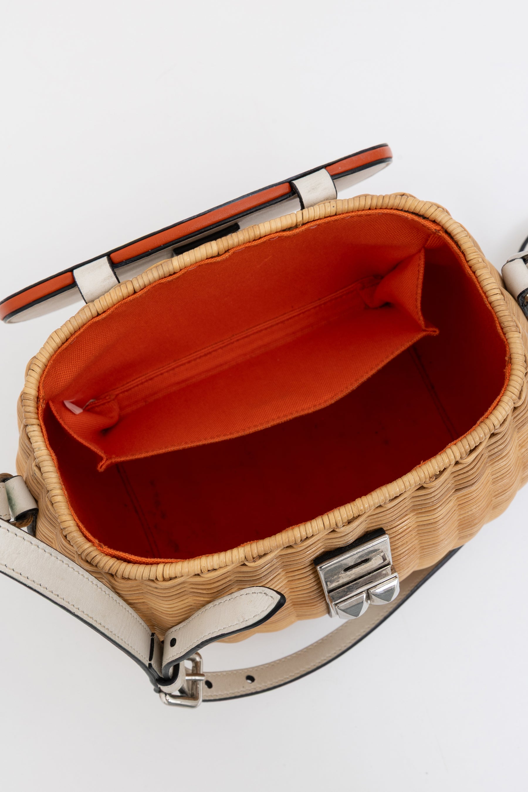 Midollino Wicker Crossbody Bag