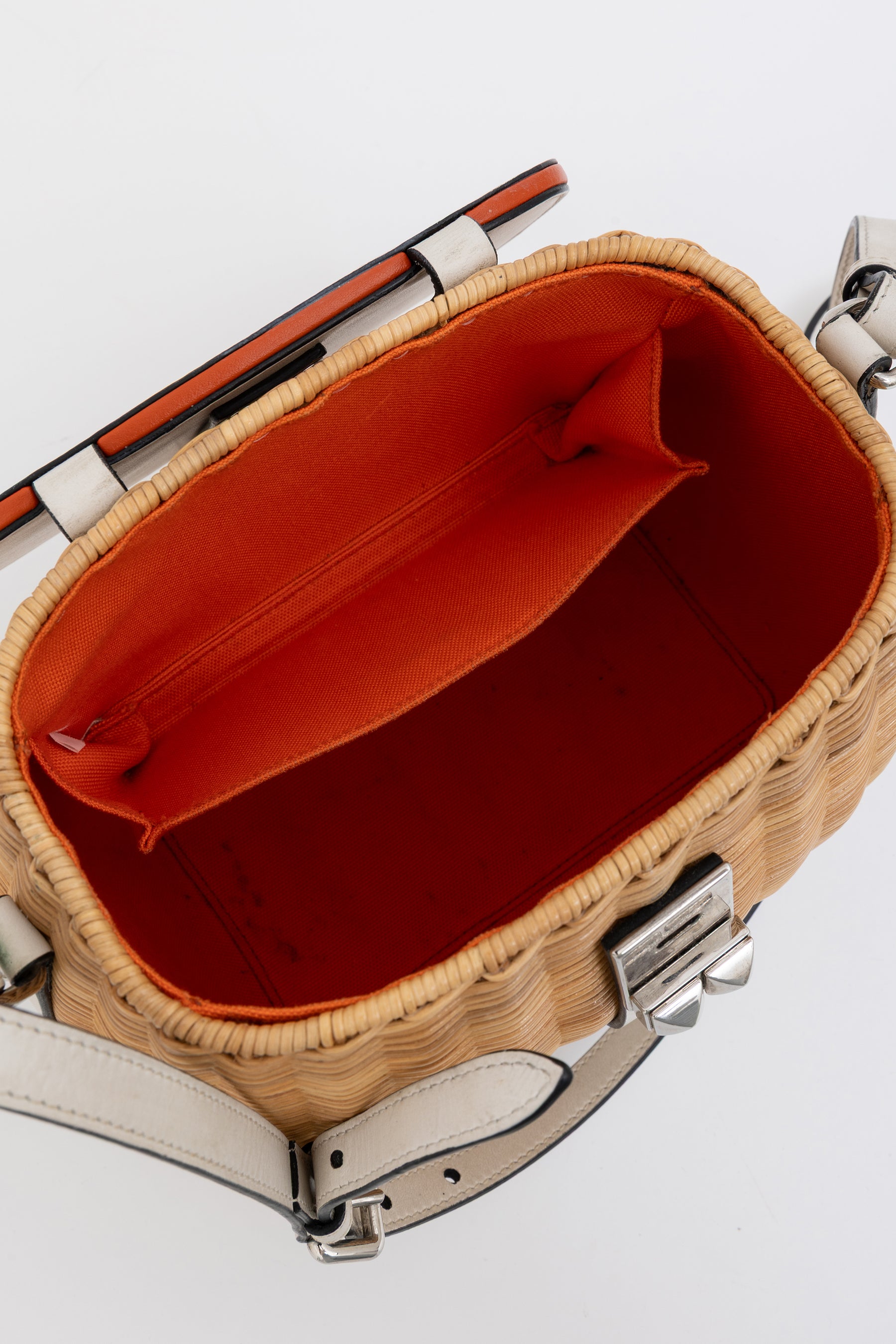 Midollino Wicker Crossbody Bag