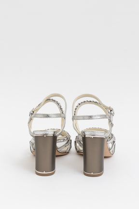 Chain Block Heel Sandals