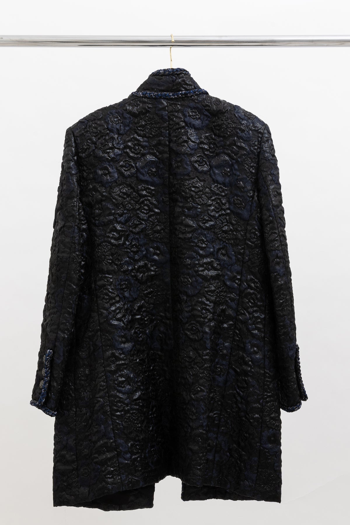 Camellia Cloqué Long Jacket