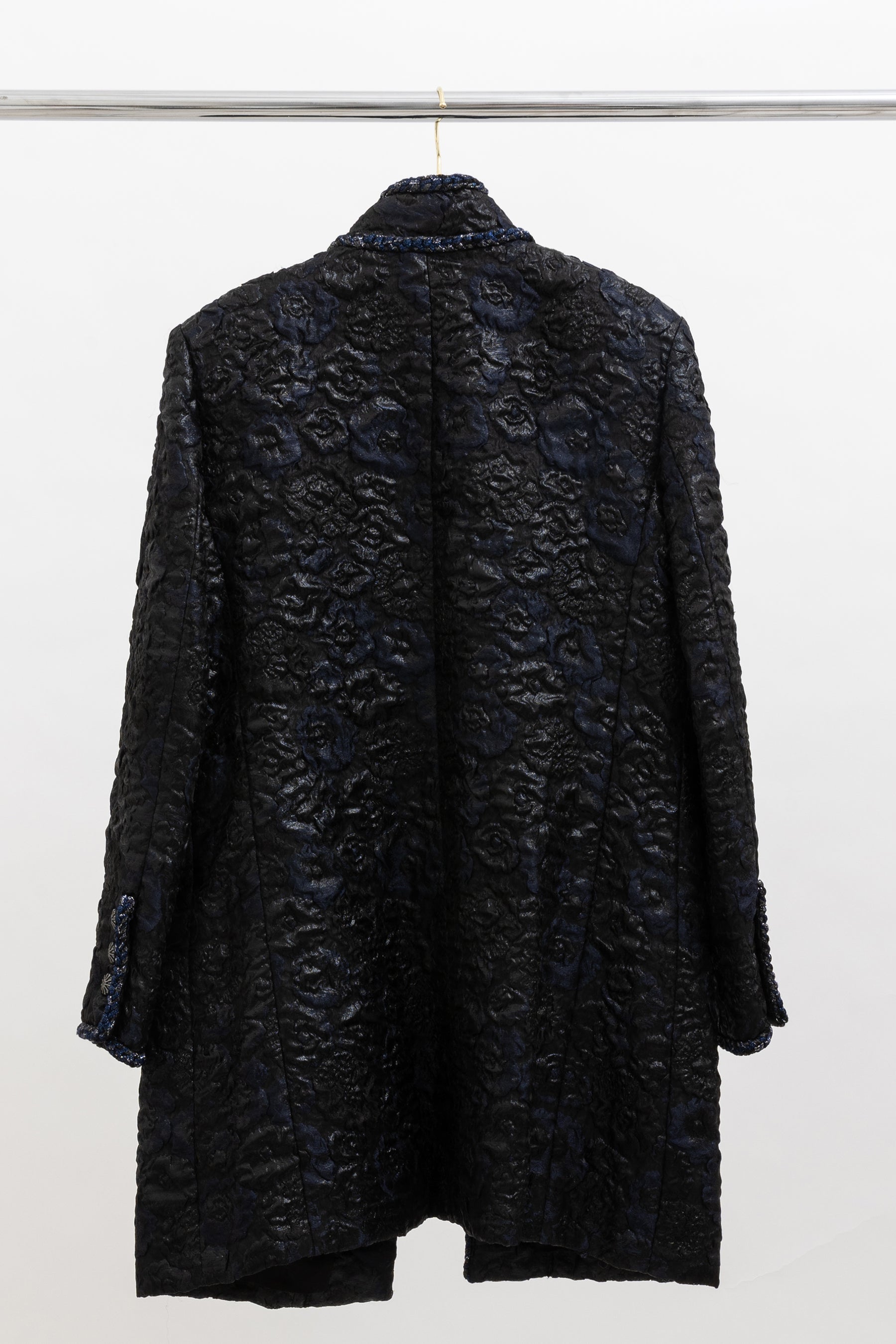 Camellia Cloqué Long Jacket