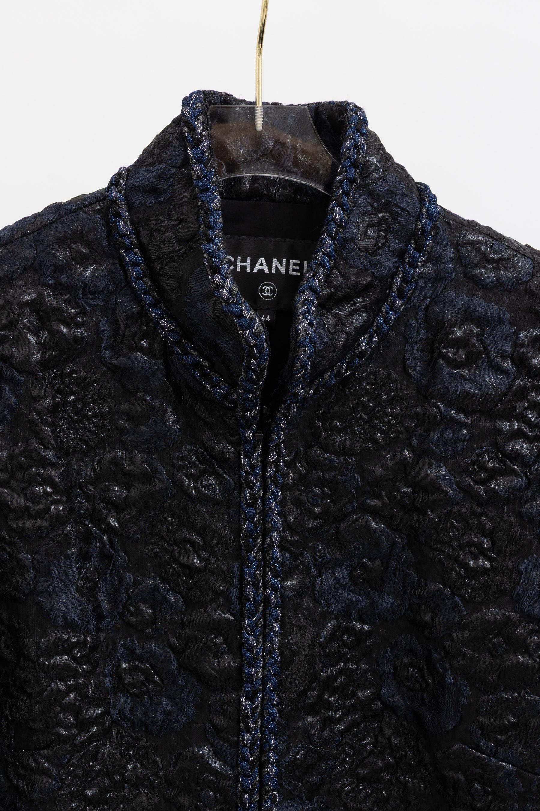 Camellia Cloqué Long Jacket