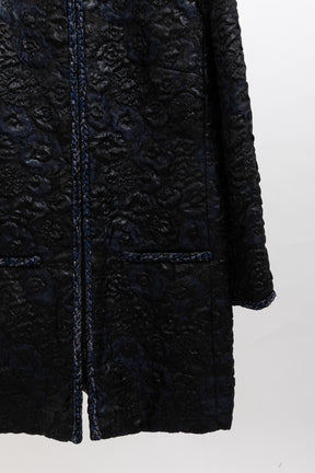 Camellia Cloqué Long Jacket