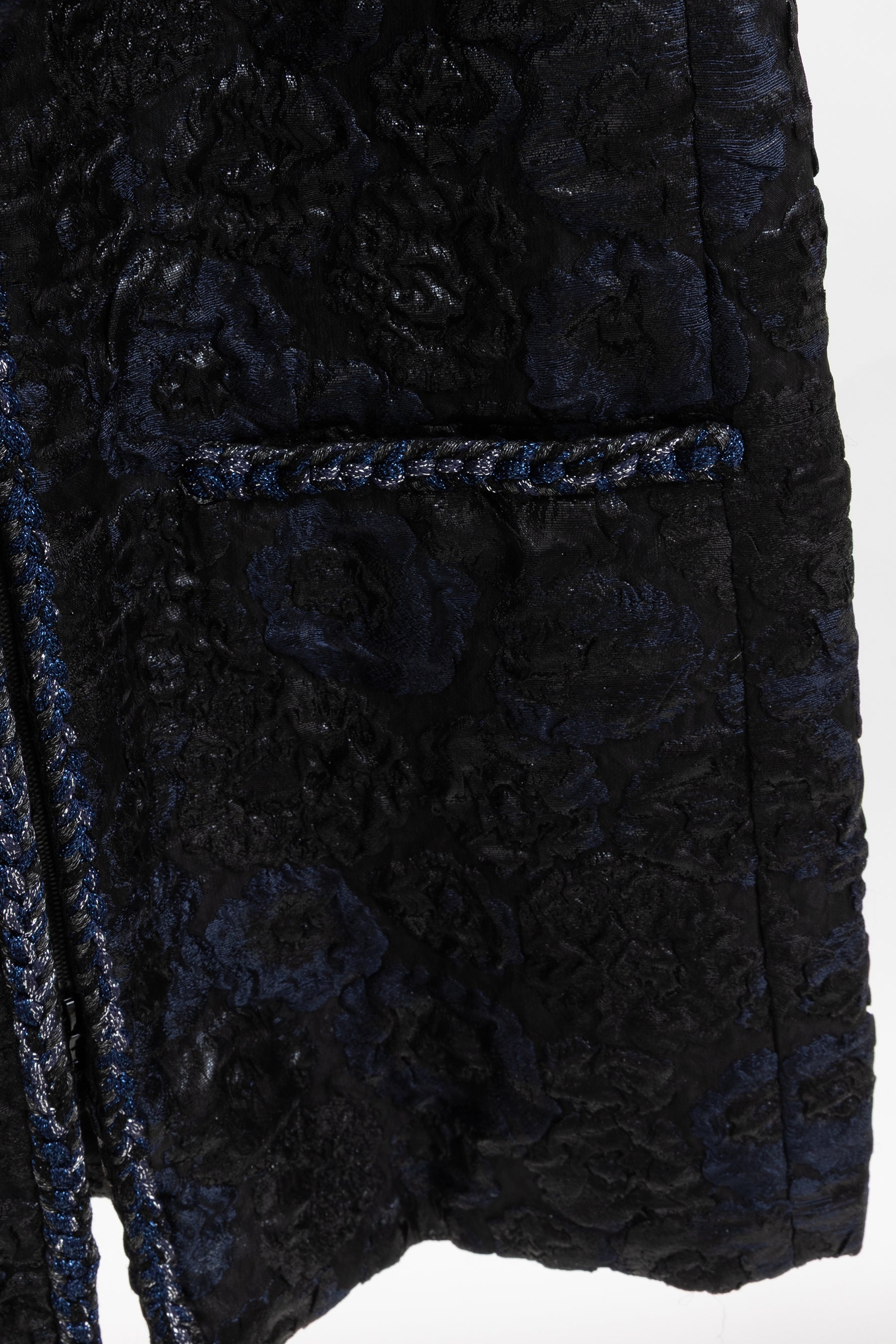 Camellia Cloqué Long Jacket