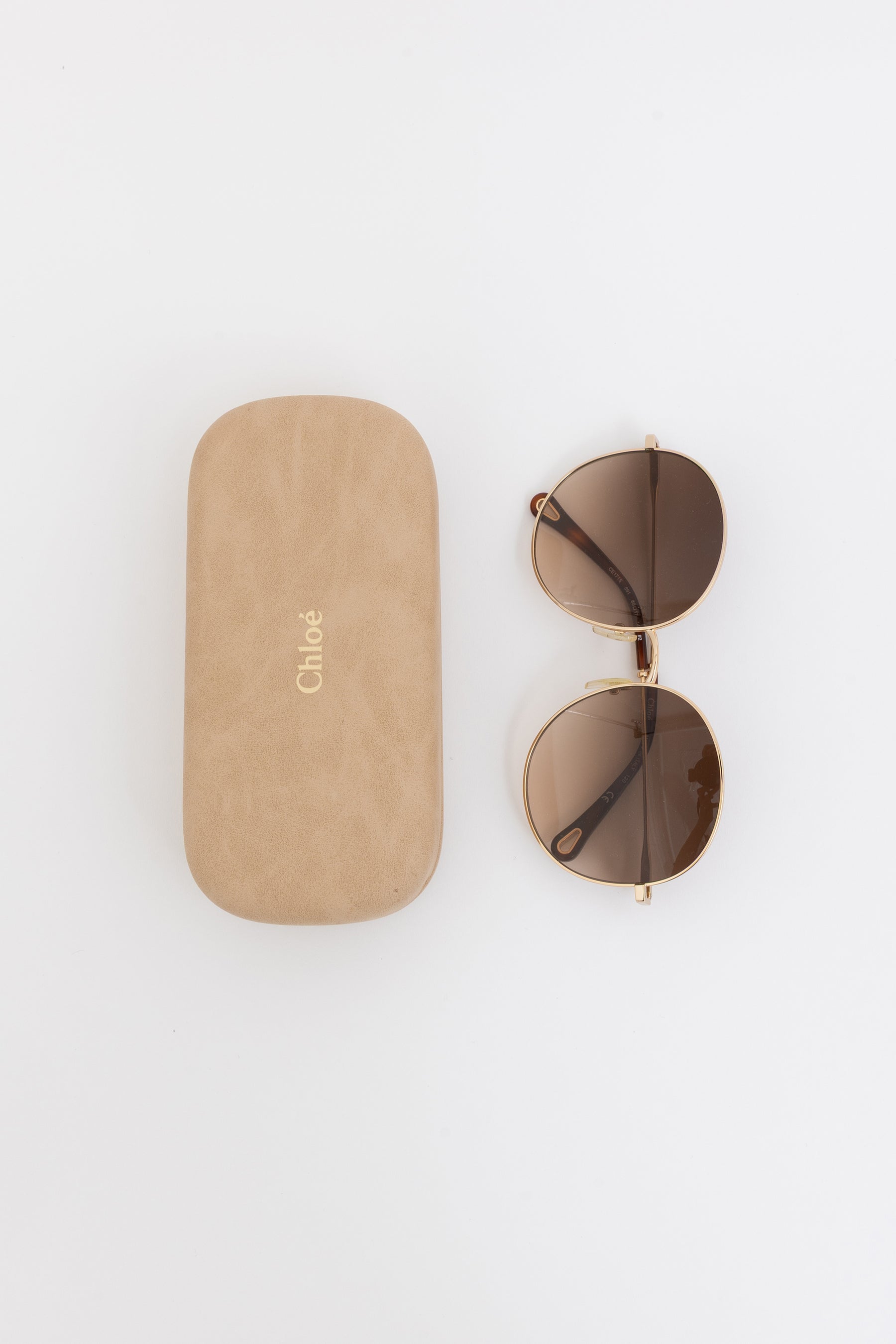 Round Gold Frame Sunglasses