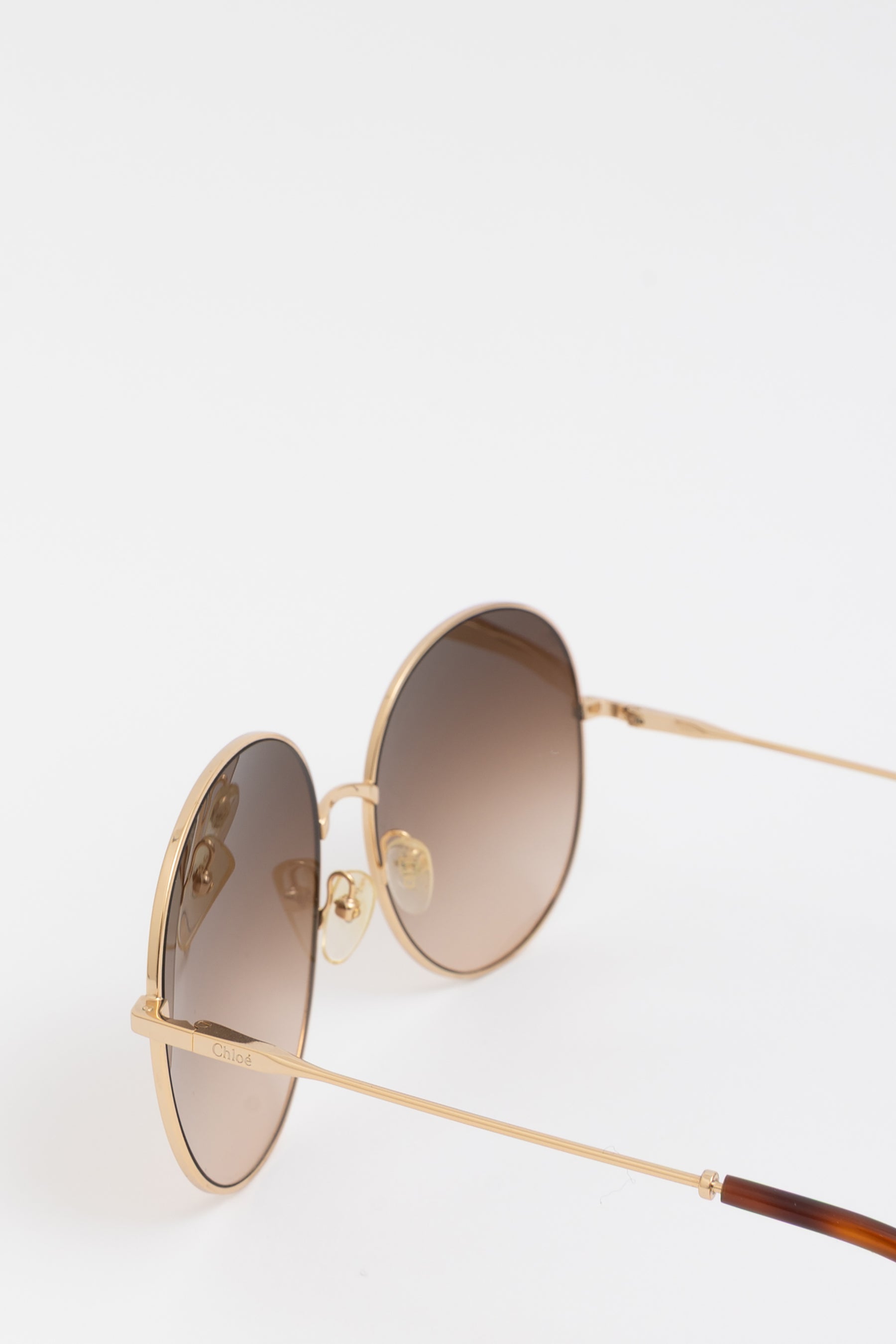 Round Gold Frame Sunglasses