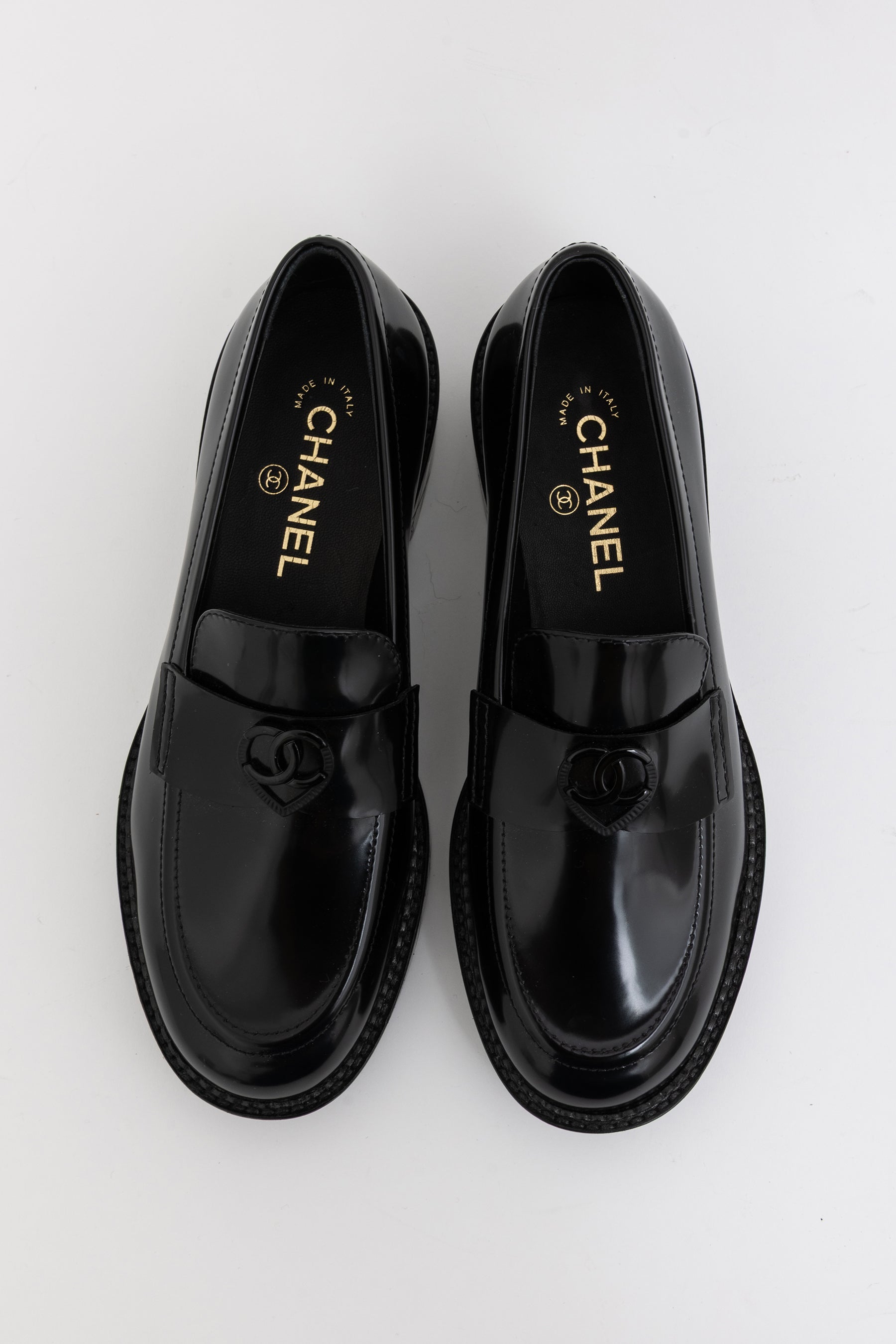 Quilted CC Mocassin Loafers