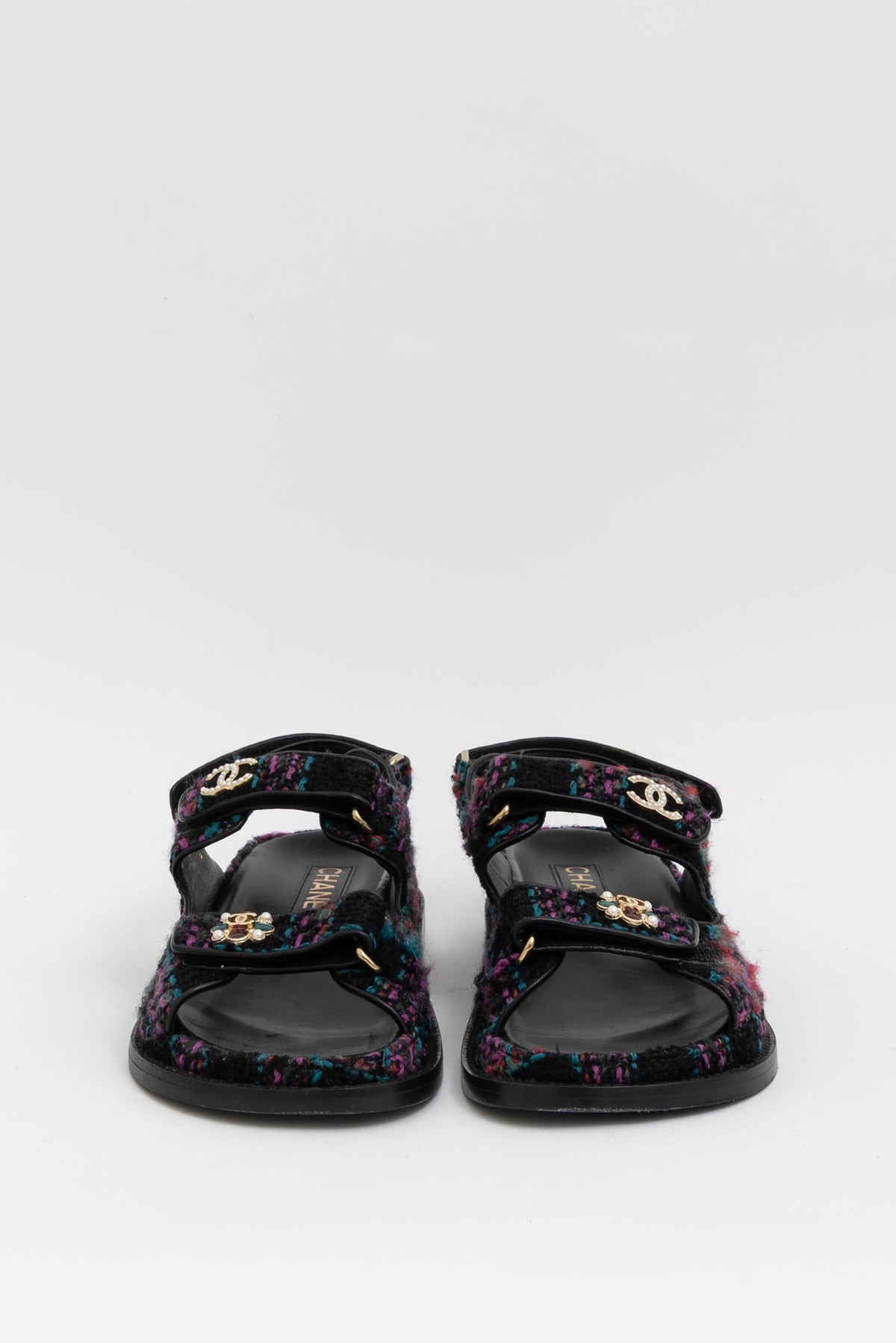 Tweed Dad Sandals